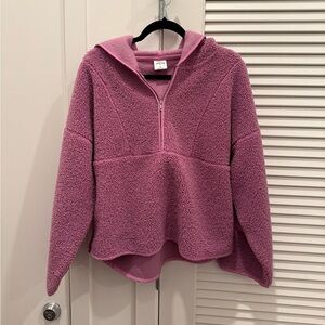 Year of Ours Sherpa Half Zip sz M